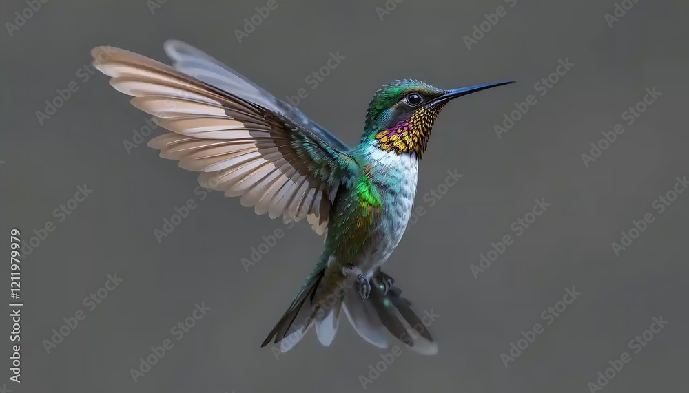 Spectacular Rufous Hummingbird in Flight Spectacular Rufous Hummingbird in Flight