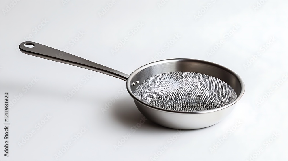 Minimalist Stainless Steel Strainer with Fine Mesh Minimalist Stainless Steel Strainer with Fine Mesh