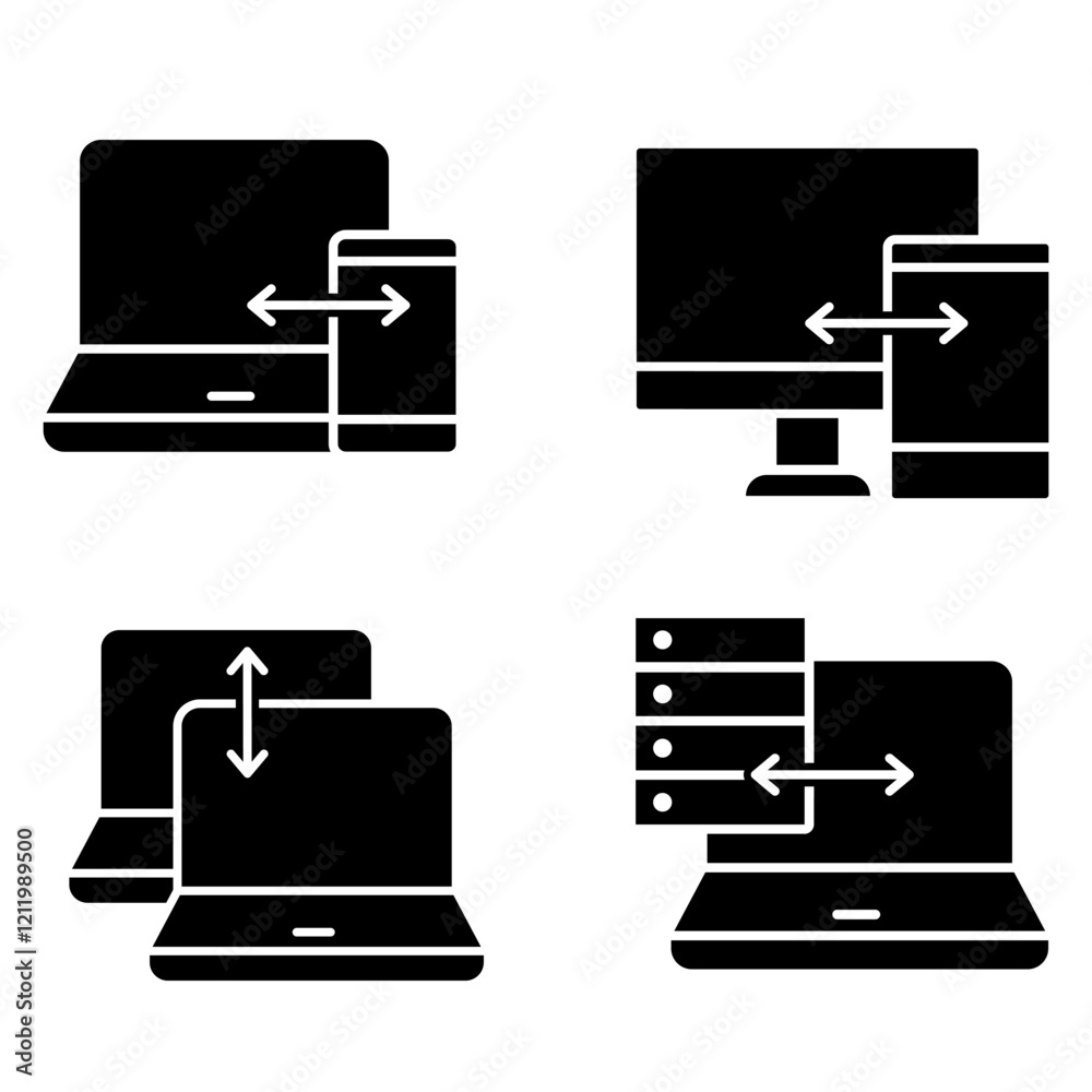 Data exchange icon vector. Data transfer illustration sign. Server symbol or logo. Data exchange icon vector. Data transfer illustration sign. Server symbol or logo.