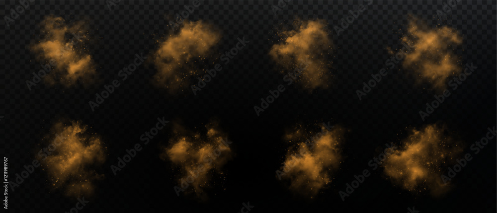 dust and sand cloud effect with rally car dirt trails and smoky race splashes. Perfect for road textures, speed motion effects, desert storms, and realistic airborne particles in action scenes