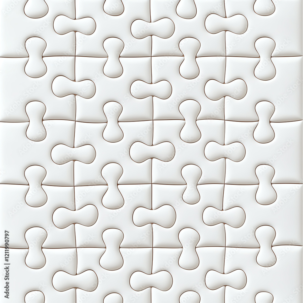 Seamless white background featuring a unique pattern of interconnected shapes, ideal for creative design projects. Seamless white background featuring a unique pattern of interconnected shapes, ideal for creative design projects.
