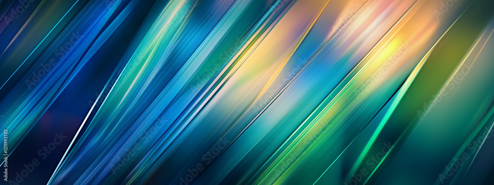 Abstract background with sharp blue and green lines banner Abstract background with sharp blue and green lines banner