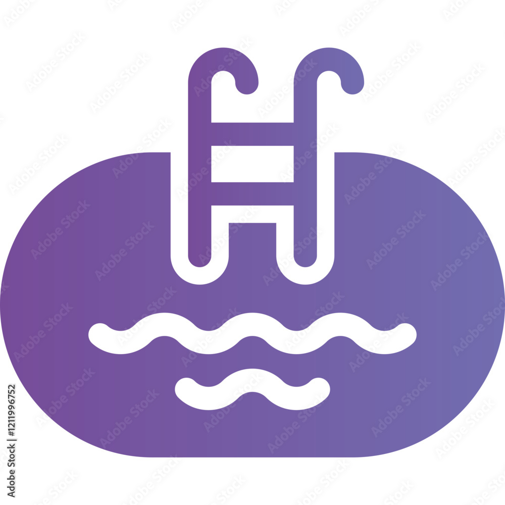 Simple vector icon swimming pool
Simple vector icon swimming pool