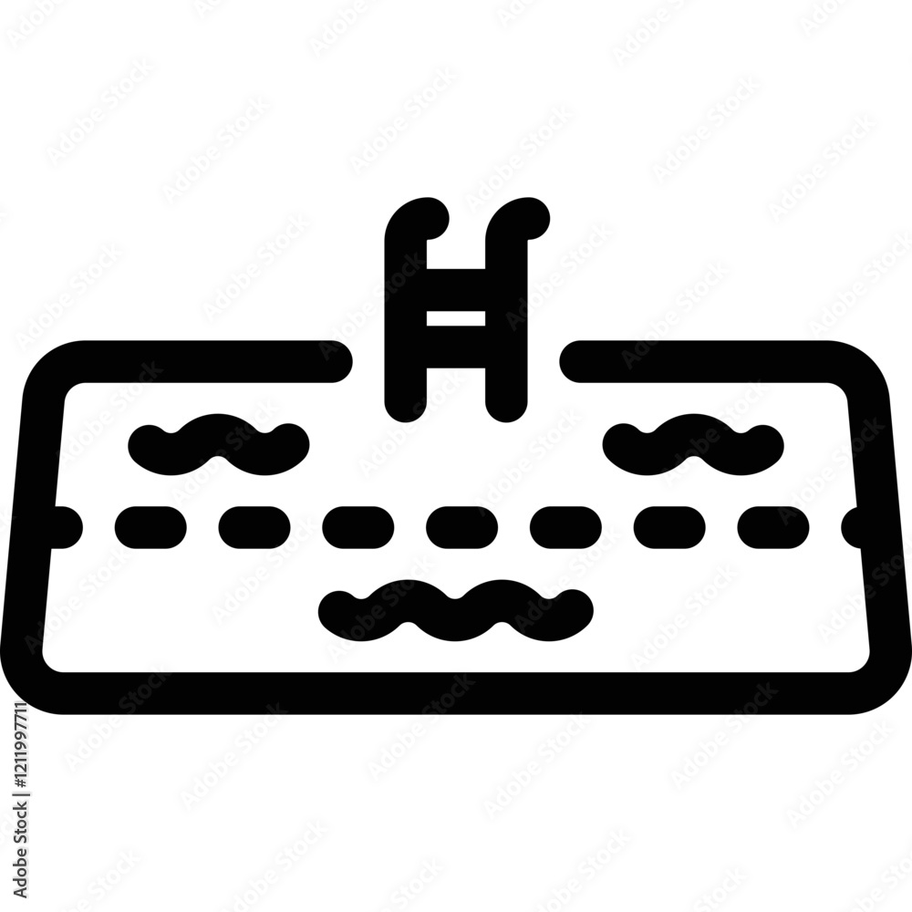 Simple vector icon swimming pool Simple vector icon swimming pool