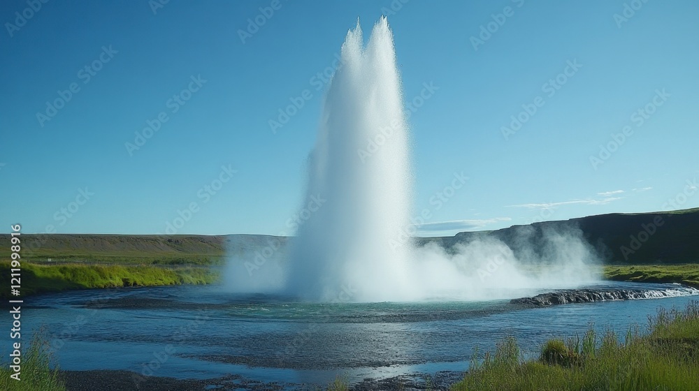 A scenic drive along the Golden Circle, starting from Reykjavik, with views of geysers and waterfalls. A scenic drive along the Golden Circle, starting from Reykjavik, with views of geysers and waterfalls.