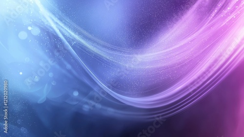 Abstract Background of Soft Waves with Vibrant Hues of Blue  Purple and Pink Creating a Dreamy  Ethereal Atmosphere Perfect for Artistic or Creative Projects