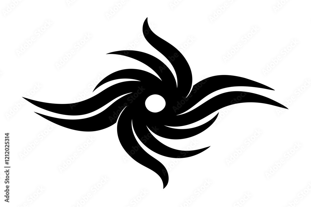 Naklejka premium Abstract Wind Symbol
