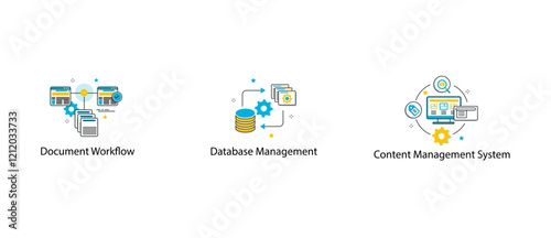 Content and Database Management. Content Management System, Database Management, Document Workflow