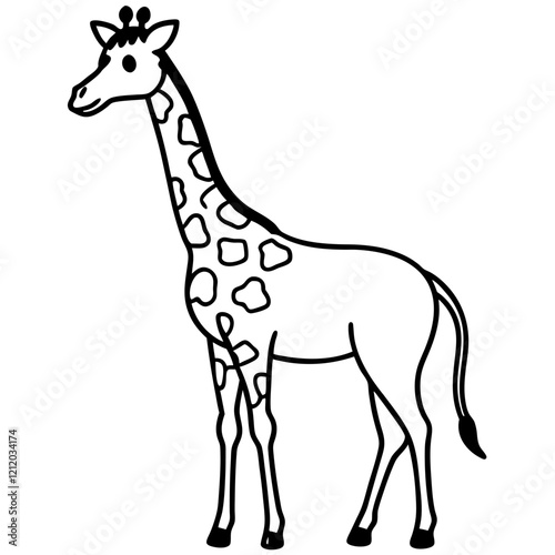 giraffe vector illustration