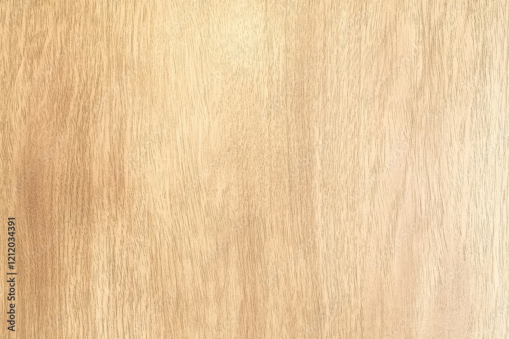 Naklejka premium A smooth, light-colored wooden surface with subtle grain patterns, ideal for various design and craft applications.