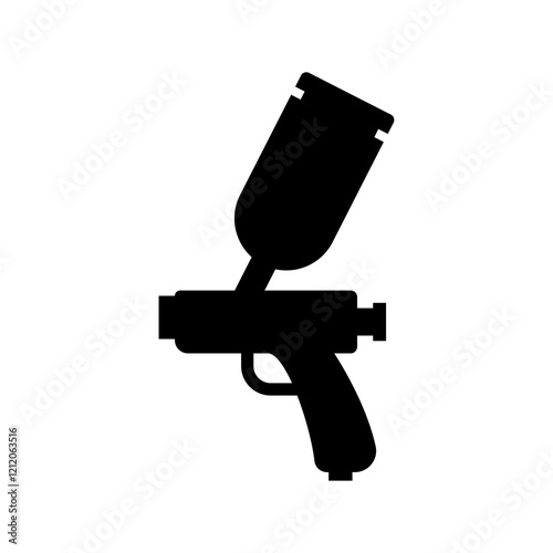 Spray paint gun icon design vector illustration.