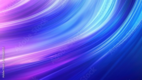 Abstract Flowing Waves in Shades of Purple  Blue and Light Blue Creating a Dreamy and Serene Background for Creative Projects and Digital Designs