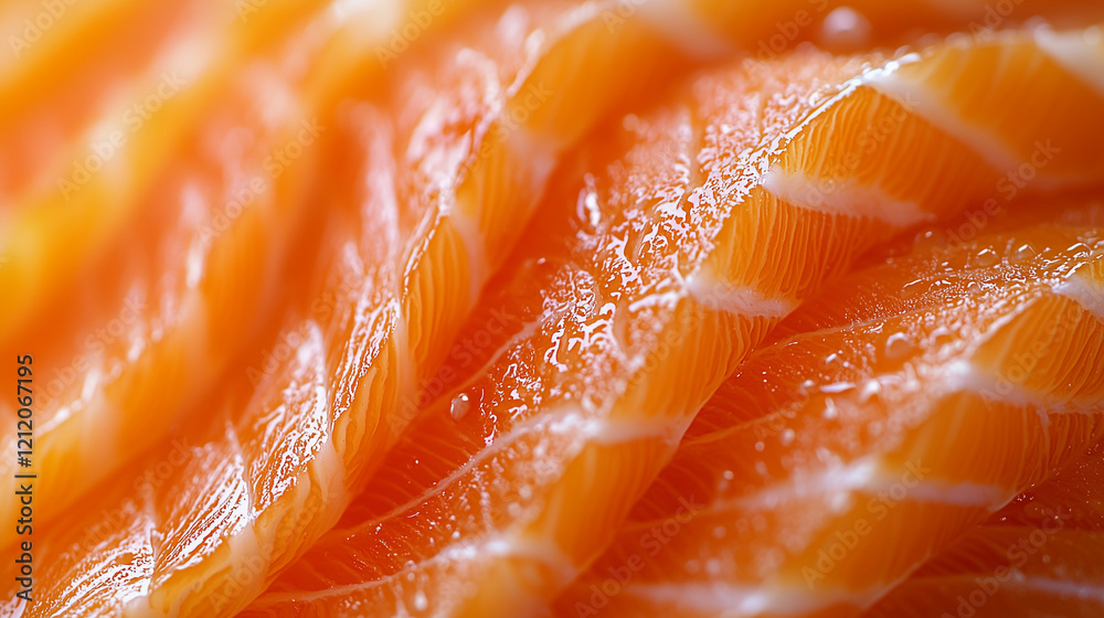 Lonchas de salmón frescas Lonchas de salmón frescas