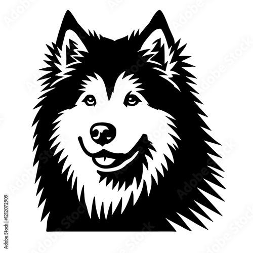 an Alaskan Malamute