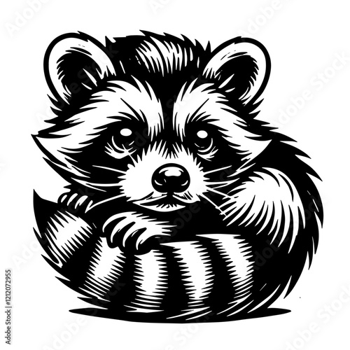 a baby racoon
