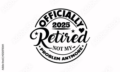 Officially Retired 2025 Vector and Clip Art