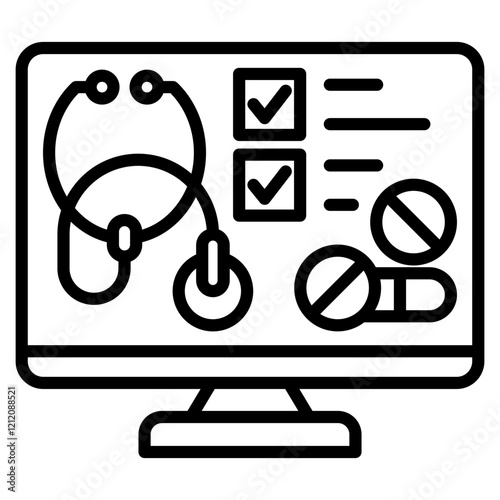 digital therapeutics single icon