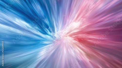 Abstract burst of colors with blue and pink shades  featuring dynamic movement and luminous effects  creating an energetic and vibrant background for creative projects