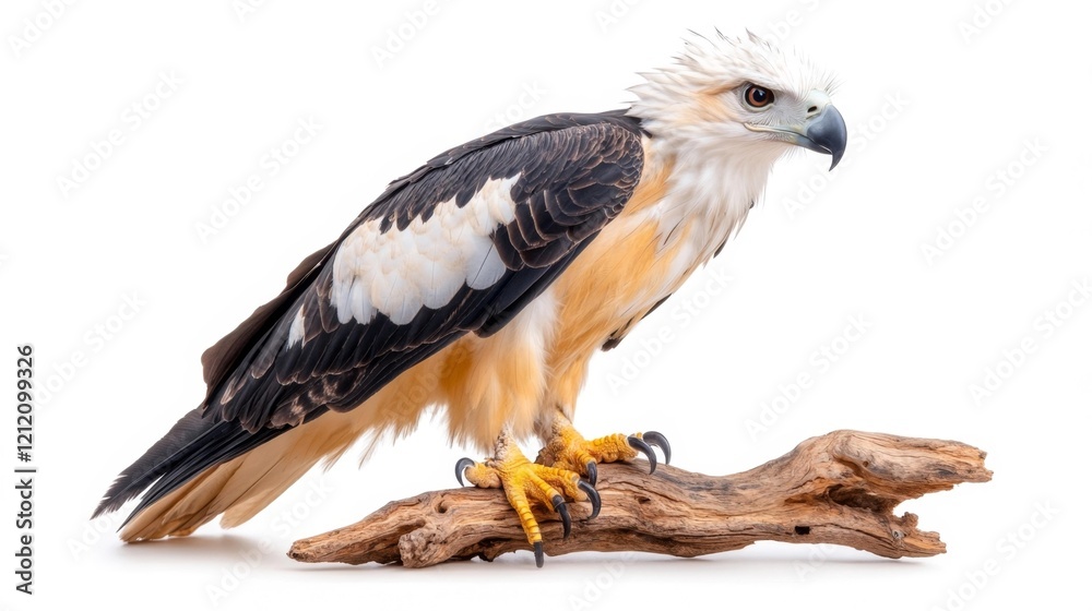 Fototapeta premium Stunning Portrait of a Harpy Eagle. Generative AI