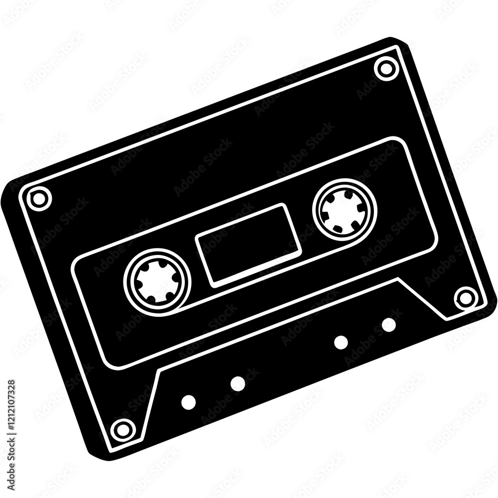 Naklejka premium audio cassette tape