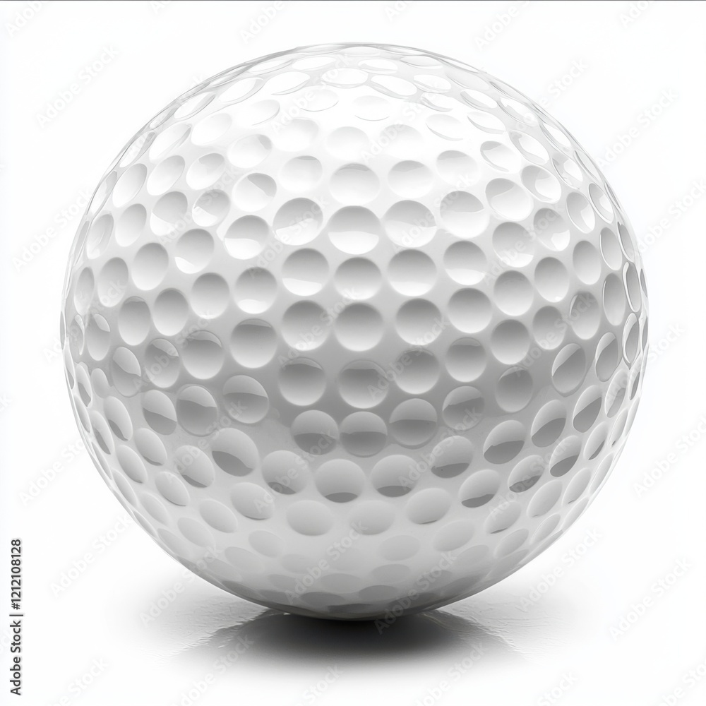 Golf ball close-up sports equipment studio background minimalist style macro photography detailed texture Golf ball close-up sports equipment studio background minimalist style macro photography detailed texture