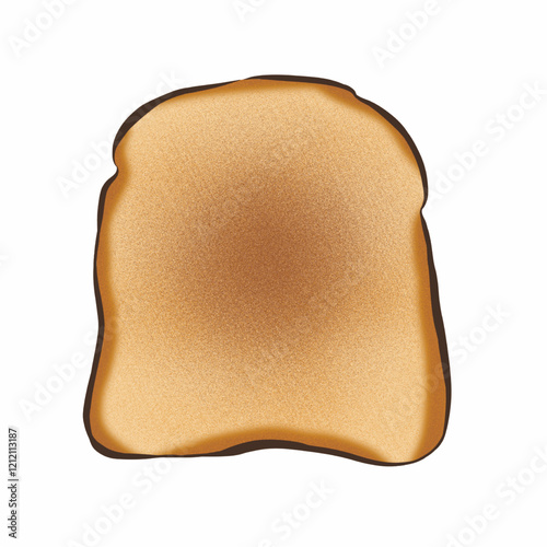 Brown Toast Bread Vektor 