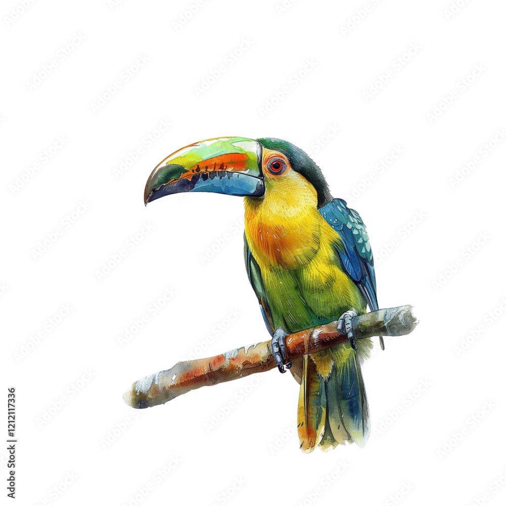 Fototapeta premium Bird Clipart Vector Illustration - Vibrant and Detailed Design