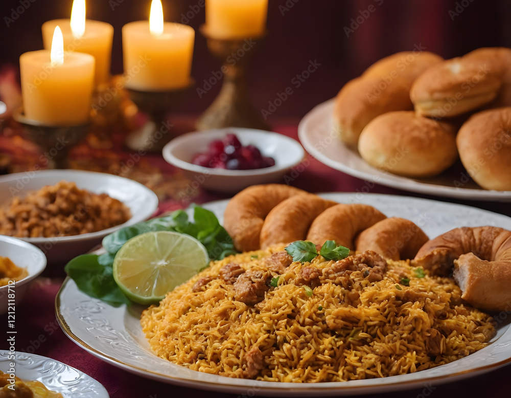 Traditional Ramadan Mix Kebab Plate inside Adana Urfa Chicken Lamb with bread, buffet Arabian dishes Traditional Ramadan Mix Kebab Plate inside Adana Urfa Chicken Lamb with bread, buffet Arabian dishes