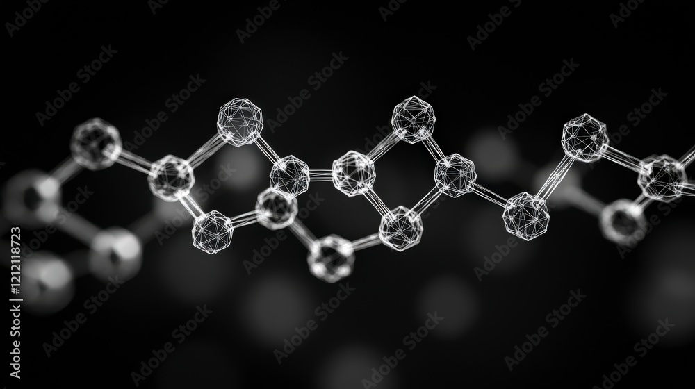 This stylish image features monochromatic molecule artwork against a soft background, elegantly representing scientific concepts with subtle emotional undertones. This stylish image features monochromatic molecule artwork against a soft background, elegantly representing scientific concepts with subtle emotional undertones.