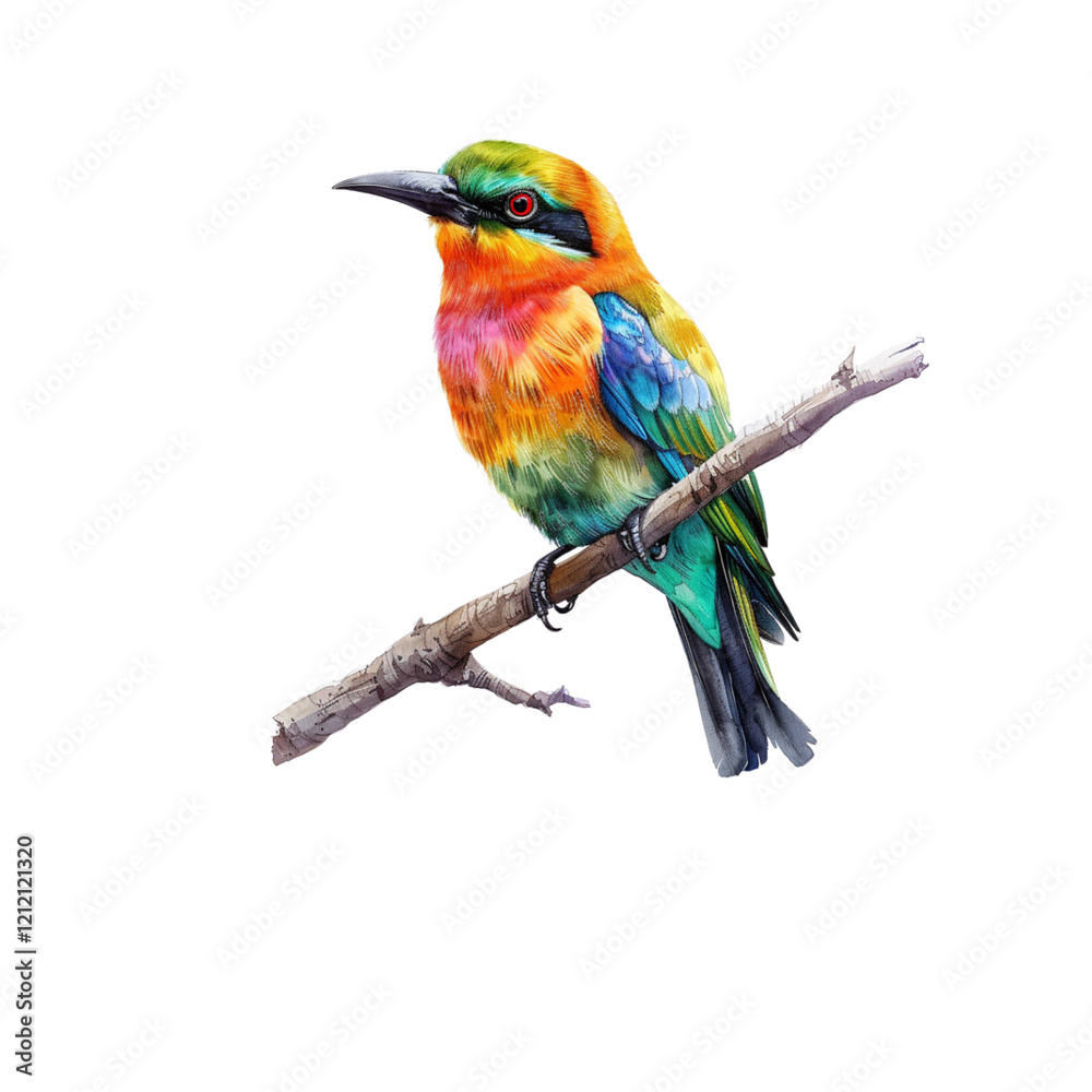 Fototapeta premium Bird Clipart Vector Illustration - Vibrant and Detailed Design