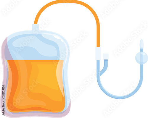 Medical plasma bag supplying essential nutrients, enhancing patient recovery and overall well being