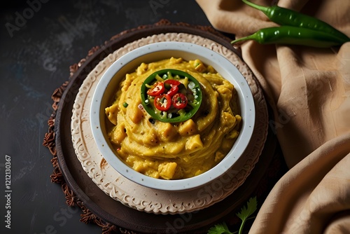 Pithla Curry Bowl