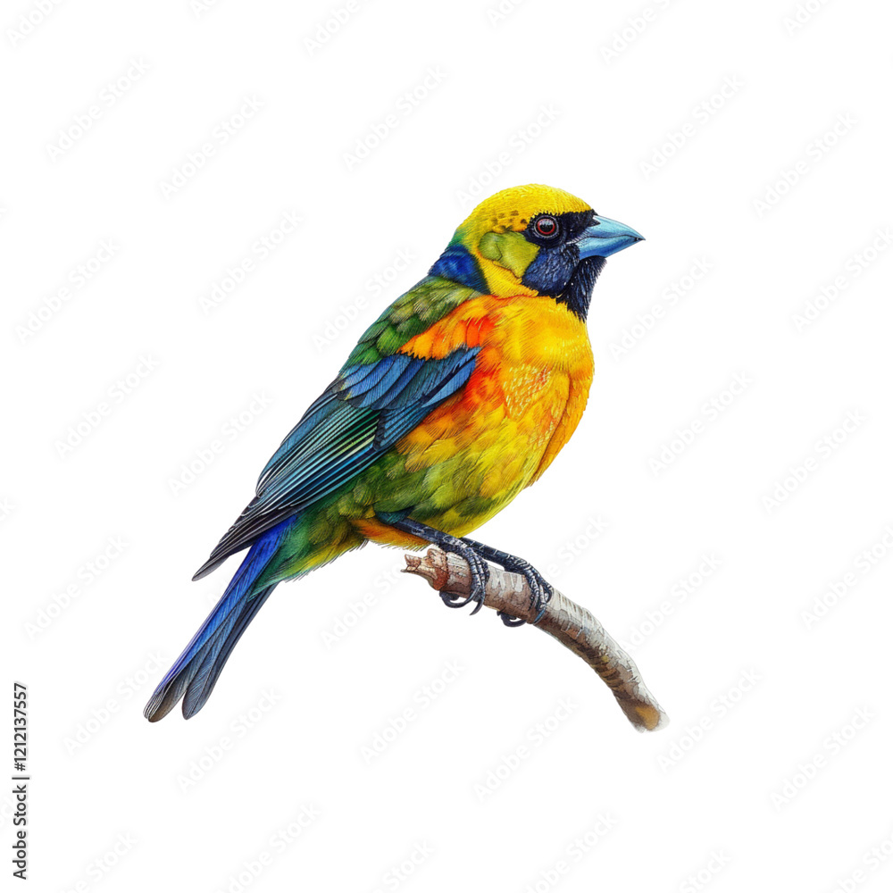 Obraz premium Bird Clipart Vector Illustration - Vibrant and Detailed Design