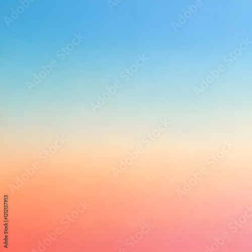 Abstract Pastel Sky Gradient. Sunset or Sunrise Background