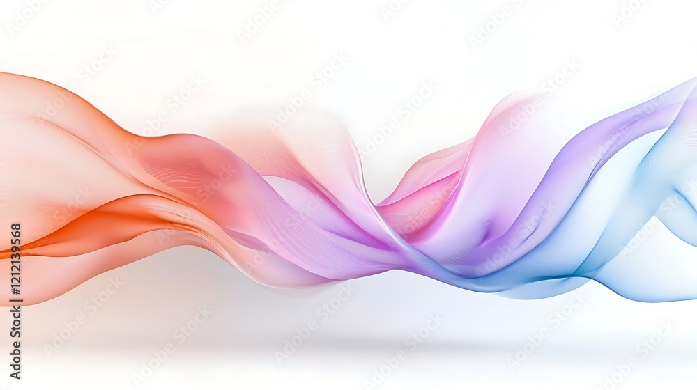 Colorful abstract waves flow, design element Colorful abstract waves flow, design element