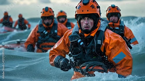 Water drills: collaboration between patrol and rescue teams