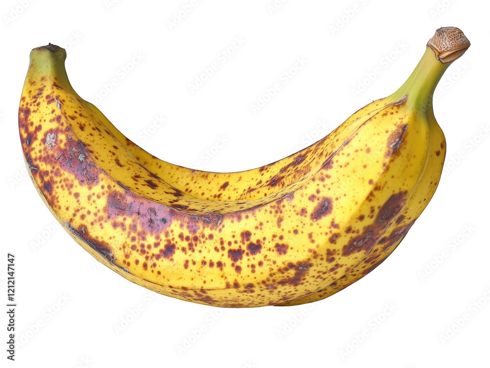 Isolated Brown Spotted Banana Isolated Brown Spotted Banana