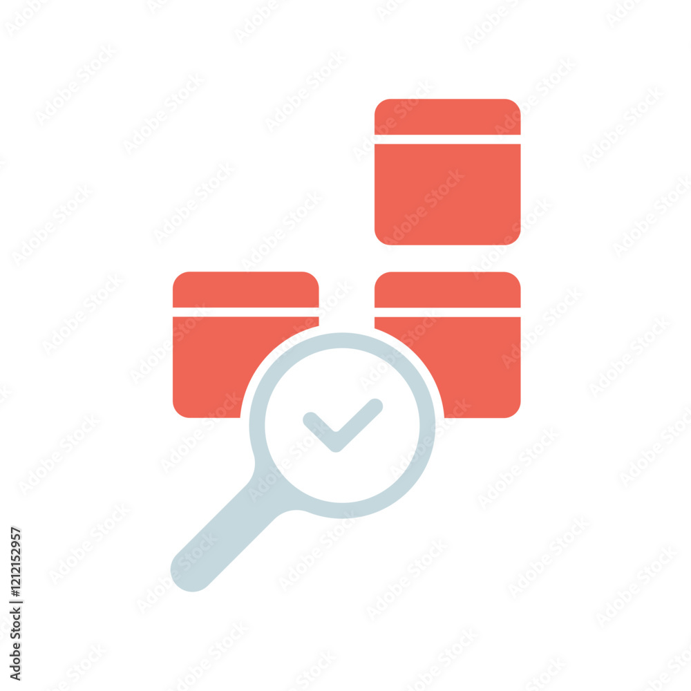Icon a quality control, isolated against a clean background. Icon a quality control, isolated against a clean background.