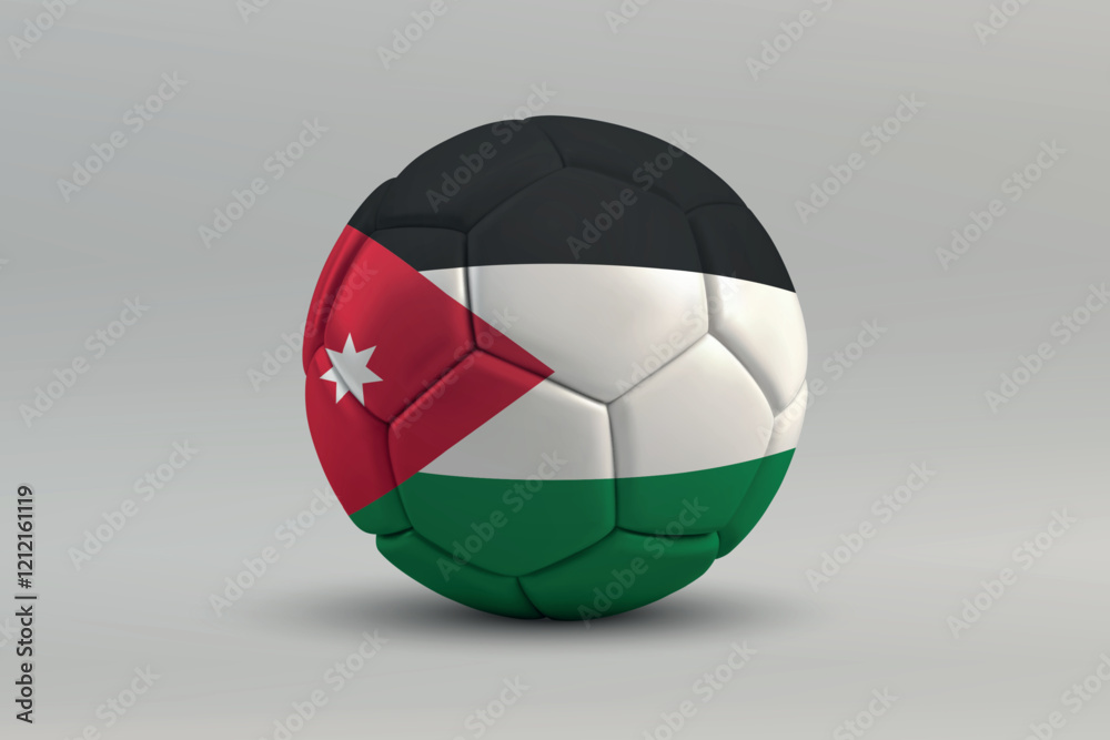 Jordan Soccer Ball with National Flag Design Jordan Soccer Ball with National Flag Design