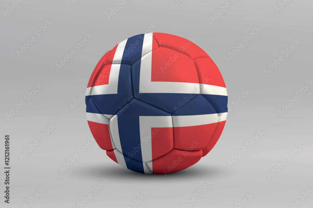 Norway Soccer Ball with National Flag Design Norway Soccer Ball with National Flag Design