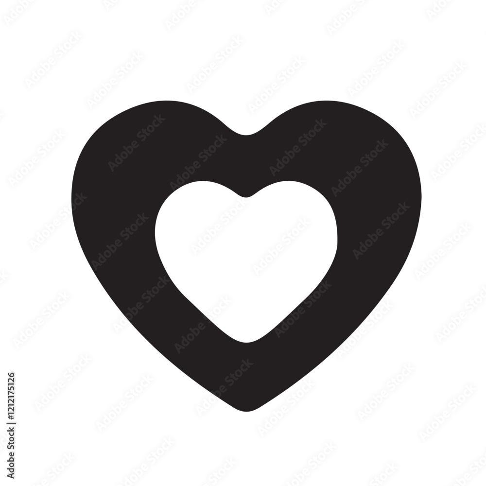 heart love symbols. Heart, love, romance or valentine's day of black heart icons in vector format on a white background. heart love symbols. Heart, love, romance or valentine's day of black heart icons in vector format on a white background.