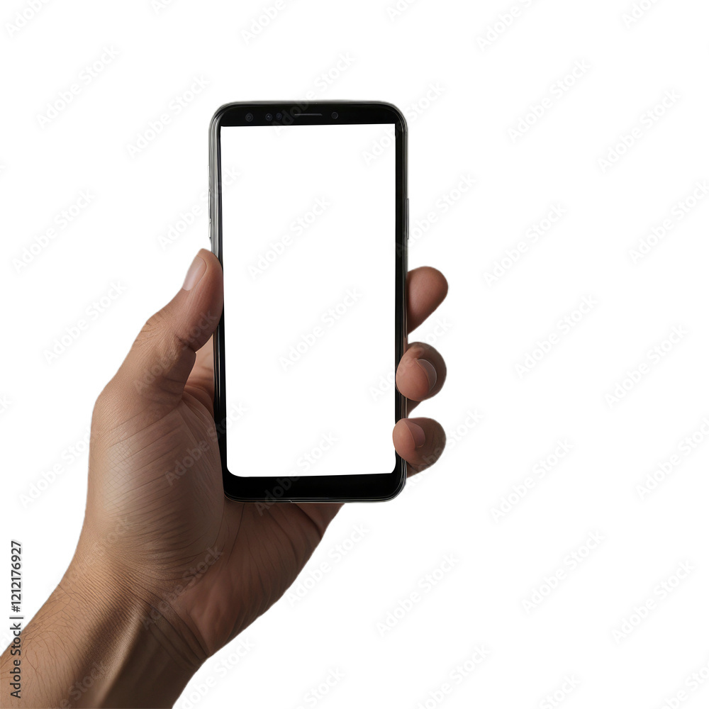 hand holding smartphone with transparent background PNG and JPEG image hand holding smartphone with transparent background PNG and JPEG image