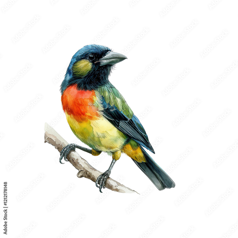 Fototapeta premium Bird Clipart Vector Illustration - Vibrant and Detailed Design