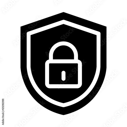 Defense Web security Glyph Icon