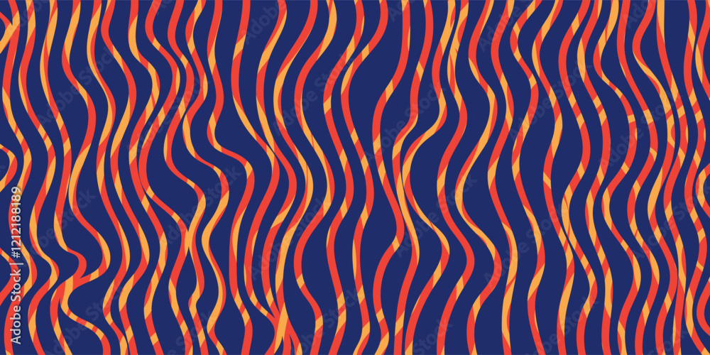Red and Brown Colored Retro Style Wallpaper, Dark Geometric Background Design with Vertical Wavy Lines Pattern - Applicable for Web, Presentations, Placards, Posters - Creative Vector Template Red and Brown Colored Retro Style Wallpaper, Dark Geometric Background Design with Vertical Wavy Lines Pattern - Applicable for Web, Presentations, Placards, Posters - Creative Vector Template