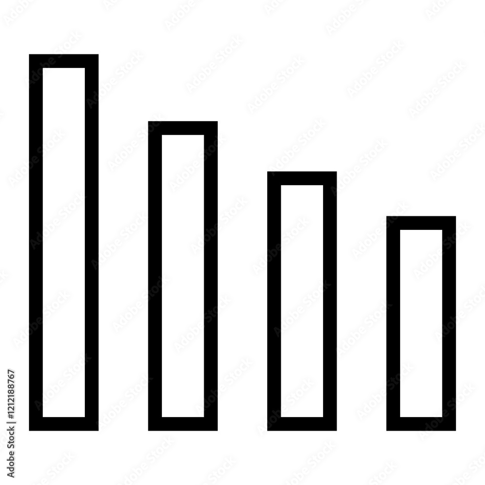 Chart Down Loss vector icon Chart Down Loss vector icon