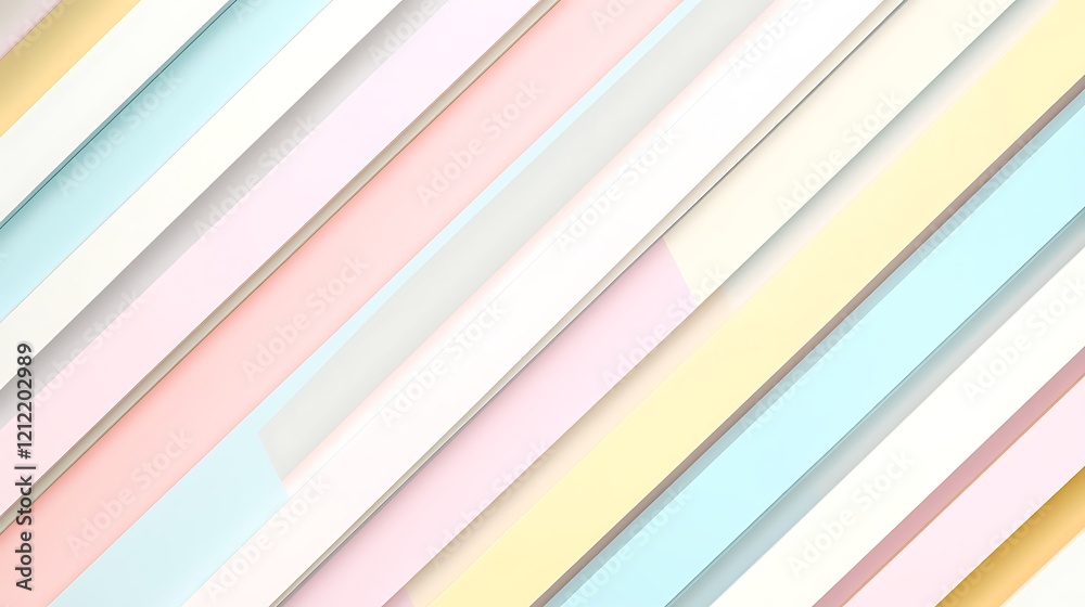 Fototapeta premium Abstract Pastel Colorful Backdrop with Diagonal Lines for a Soothing Visual Effect