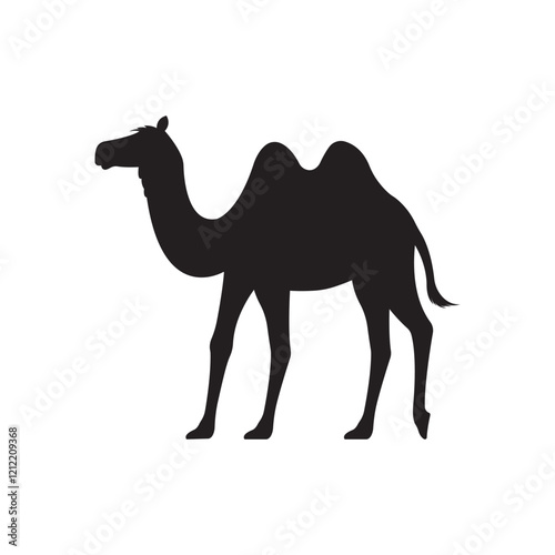 Camel illustration logo vector