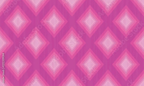 The fabric pattern rectangles arranged in beautiful rows, orange, vector, seamless geometric pattern