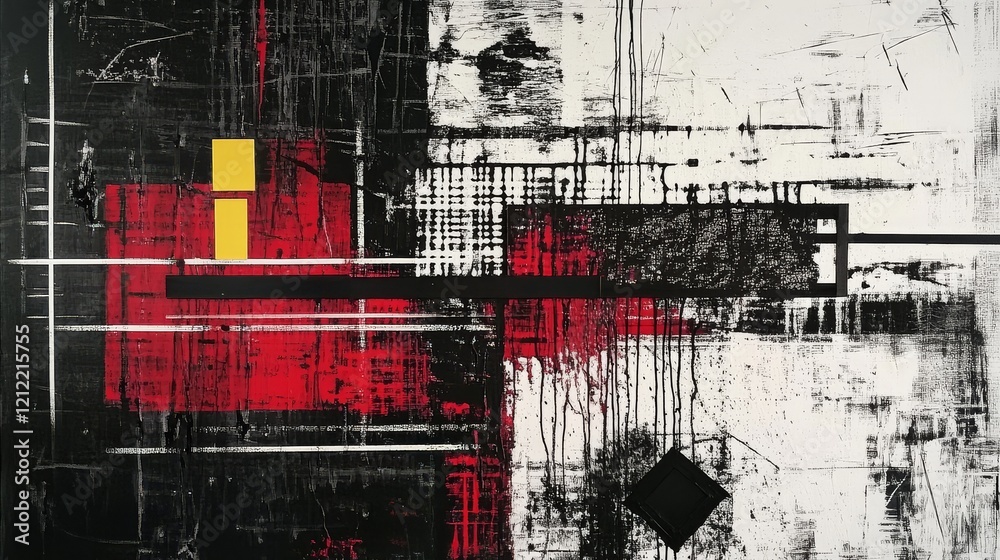Obraz premium Unique generative art combining retro aesthetics and modern techniques.